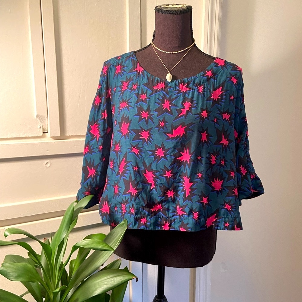 “Kate Spade Saturday” Open Sleeve Top